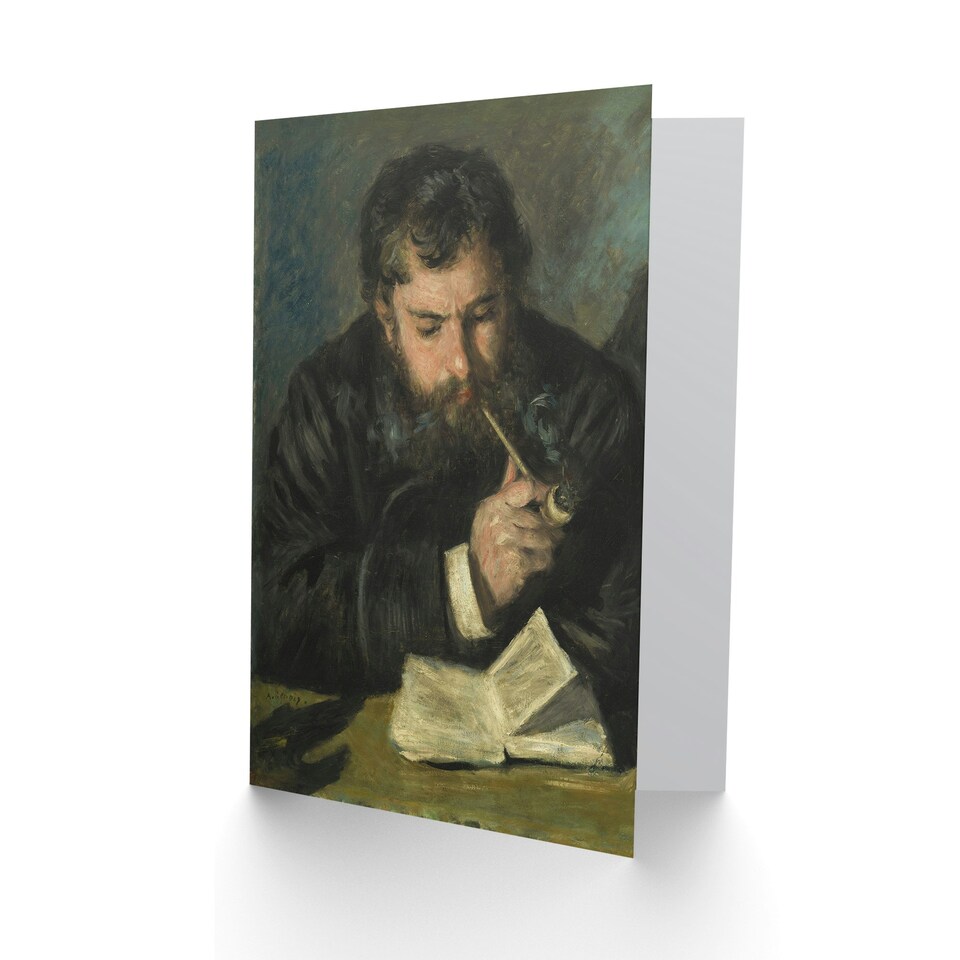image 1 of Pierre Auguste Renoir Art Card Claude Monet Portrait
