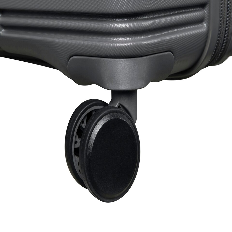 image 1 of IT Luggage Jumbo Charcoal Medium Suitcase with TSA Lock Grey | Medium