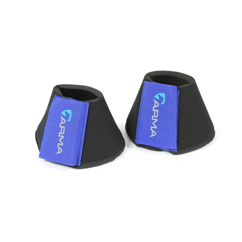 ARMA Neoprene Horse Overreach Boots - Royal Blue/Black - Cob