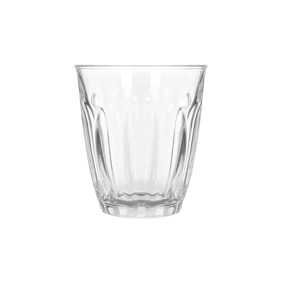 image 1 of Argon Tableware 100ml Fluted Espresso Glasses - Ribbed Fluted Coffee Glassware Tumblers Set Durable Soda Lime Glass | Clear | Clear | One Size | 12