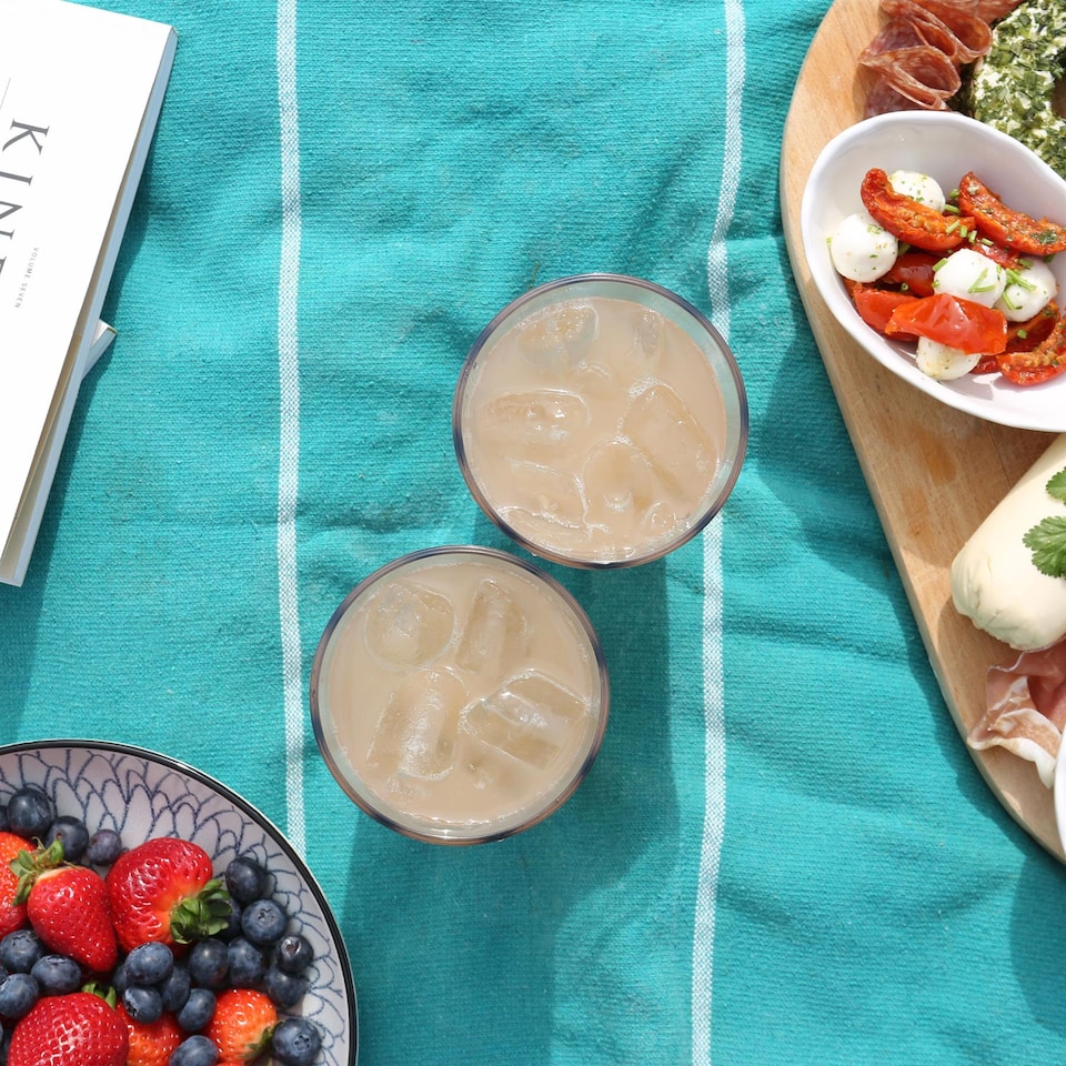 image 1 of Argon Tableware Reusable Plastic Highball Glasses - 665ml - Pack of 6 | Clear | Clear