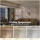 image 3 of HOMCOM LED Pendant Light, Modern Ceiling Light with three Temperatures, Adjustable Height Hanging Fixture with Wall Switch for Kitchen Island, Dining Room, Gold Tone | Gold
