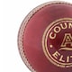 image 3 of Readers Childrens/Kids County Elite A Leather Cricket Ball - Red - One Size