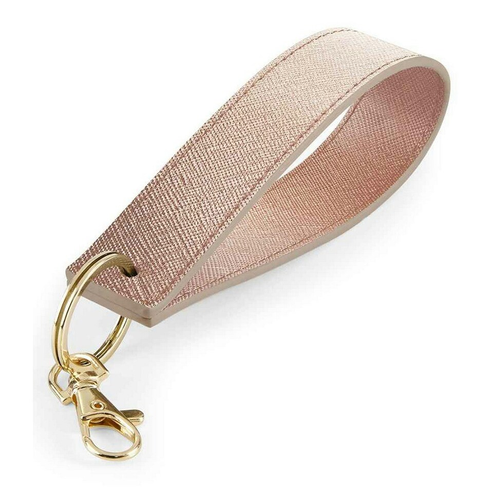 Bagbase Boutique Wristlet Keyring - Rose Gold - One Size