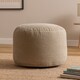 image 1 of Milano Beanbag Footstool Corduroy Natural Beige