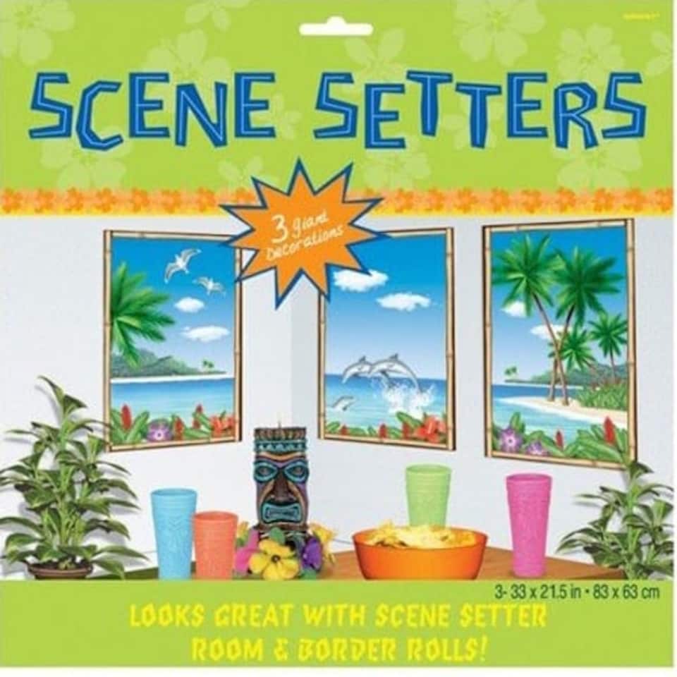 Tropical Sea View Backdrop Scene Setter Add-On