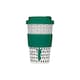 image 1 of KitchenCraft 410ml Bamboo A to Z Letter "T" Reuseable Mug Multi
