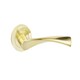 image 4 of Golden Grace 4 Pair Astrid Design Door Handles Satin Brass Finish with Spindle and Fixings Grey