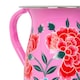 image 5 of BillyCan Hand-Painted Picnic Water Jug with 300ml Multicolour Cups - 1.7L - Raspberry Peony