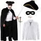 image 1 of Highway Man Costume and Accessories White | XL