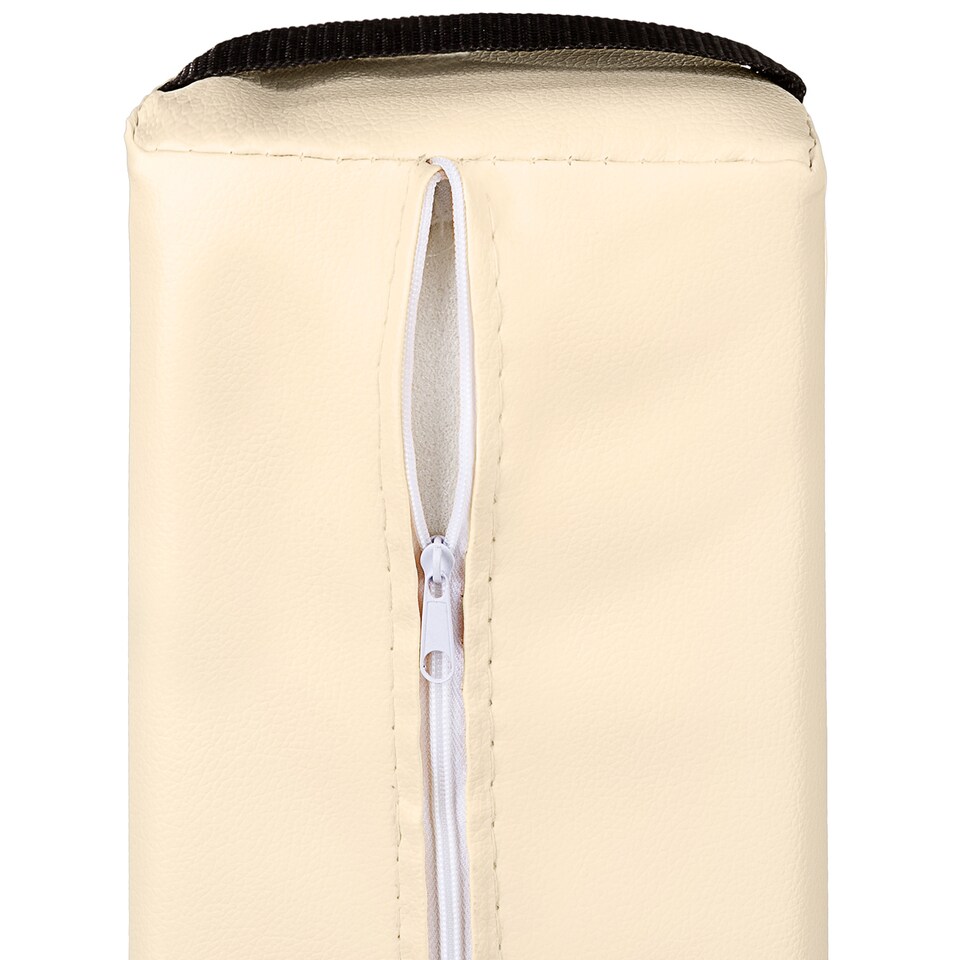 image 1 of 25 inch Massage Table Chair Half Round Bolster Pillow Spa Bed Cushion 5.5 inch Circle | Cream | beige | 64 x 8 cm | 1