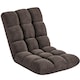 image 2 of Yaheetech Lazy Sleeper Recliner with 14 Adjustable Positions and Backrest Brown