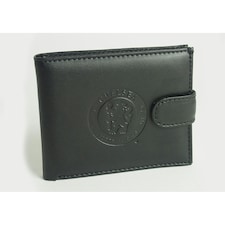 Chelsea FC Crest Leather Wallet - Black - One Size
