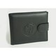 image 1 of Chelsea FC Crest Leather Wallet - Black - One Size