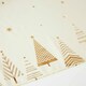 image 7 of Homescapes Gold Tree Christmas Table Cloth - 132 x 178 cm Gold