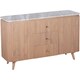 image 1 of Bundi Natural Marble & Wood Extra Large Sideboard Brown