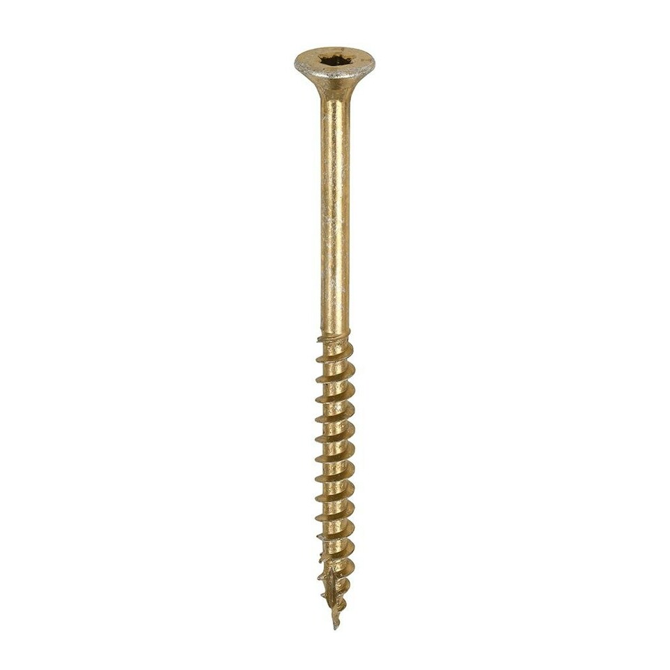 image 1 of Timco - C2 Clamp-Fix Multi-Purpose Premium Screws - TX - Double Countersunk - Yellow (Size 5.0 x 75 - 200 Pieces)