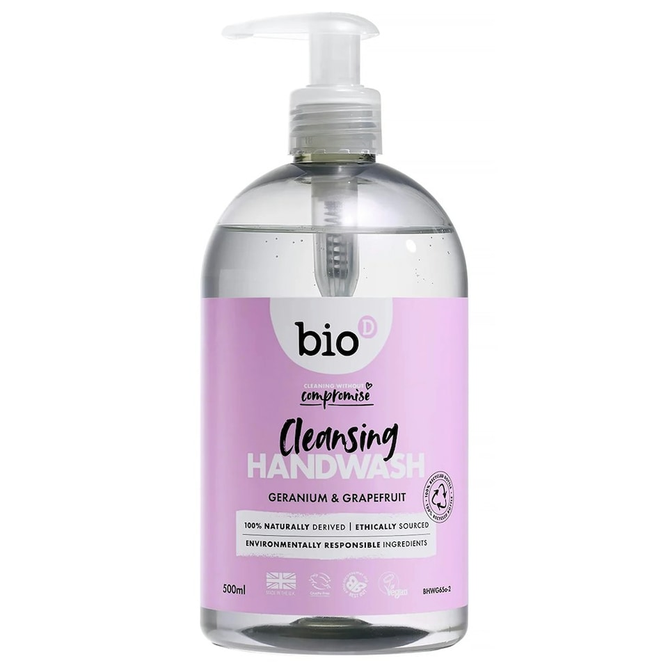 Geranium & Grapefruit Cleansing Hand Wash 500ml (Bio-D)