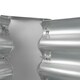 image 5 of Harbour Housewares Square Galvanised Steel Raised Garden Beds - 60cm x 60cm - Silver - Pack of 2