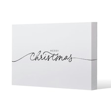 Merry christmas hand drawn lettering (canvas) 31 x 41 x 4cm