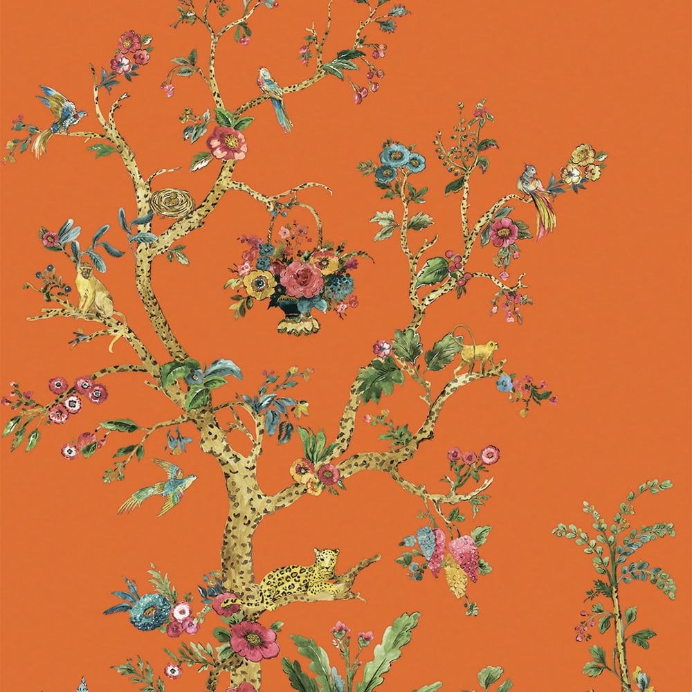Galerie Daisy Bennett Orange Tanzania Tree of Life Mural