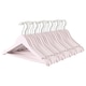 image 1 of Harbour Housewares Wooden Childrens Clothes Hanger - Light Pink - Pack of 30 - Wooden Hanger Coat Hanger Suit Hanger Jacket Hanger Shirt Hanger Trouser Hanger
