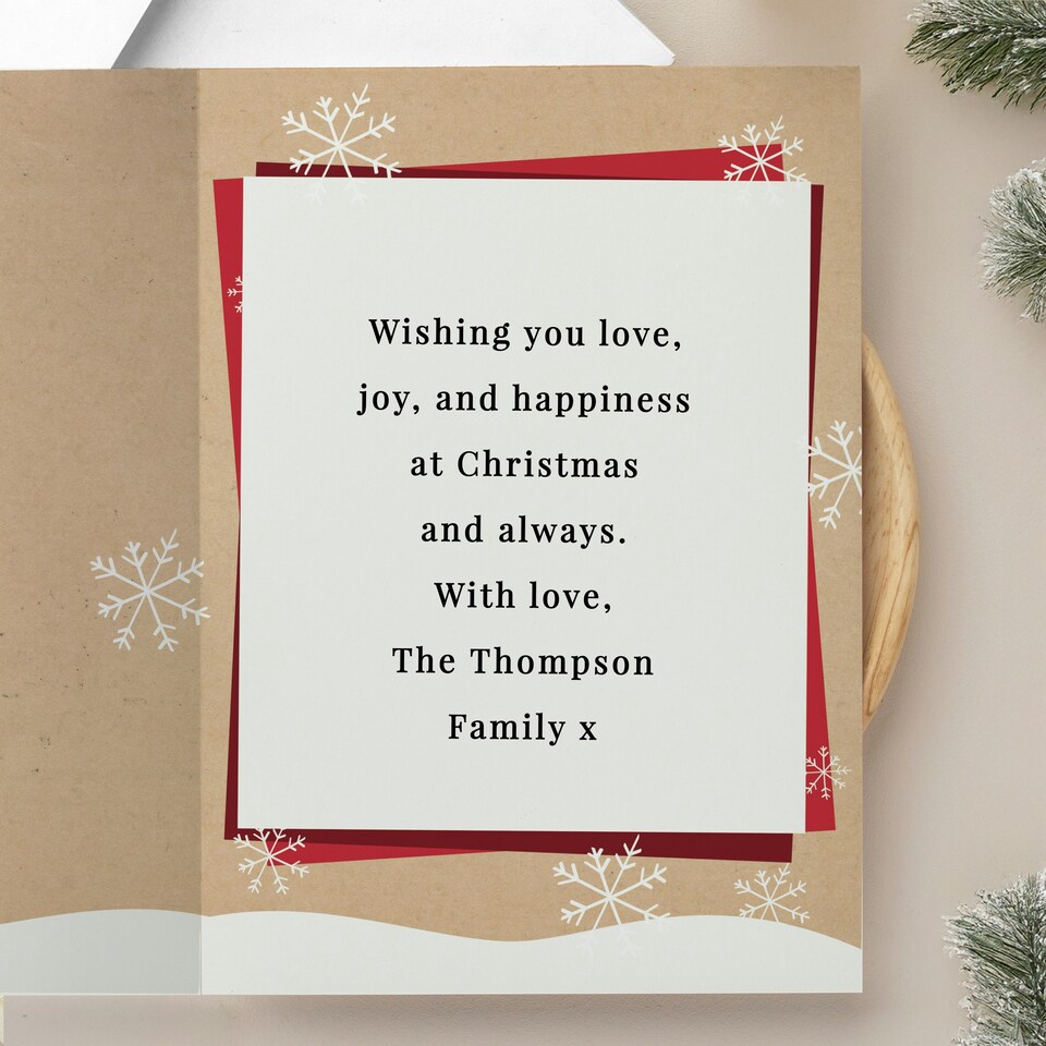 image 1 of Personalised Photo Upload Pack of 10 Gonk Christmas Cards