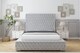 image 1 of Sloomy Ambassador Silver Plush Bed Frame With Mattress With 50"  Upholstered Headboard 3' Single