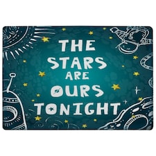 The Stars are Ours Tonight (Rug) Blue | Medium: 80x150cm