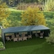image 2 of Outsunny 9m x 3m Outdoor Garden Gazebo Wedding Canopy