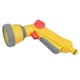 image 2 of Hozelock Multi Spray Gun Soft Touch Water Hose Pipe 5 Function & Fittings