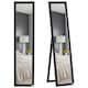 image 9 of HOMCOM Full Length Mirror, Floor Standing or Wall-Mounted Long Mirror, Black