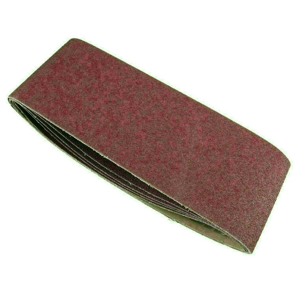 image 1 of 610mm x 100mm 80 Grit Fine Sander Grinder Sanding Belts Abrasive Discs 50pk