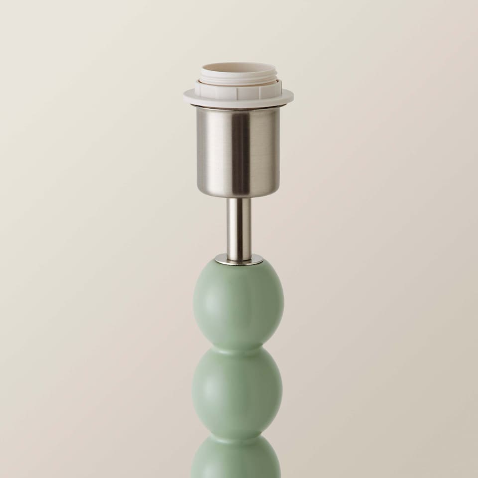 image 1 of ValueLights Bobbles Sage Green Floor Lamp Base | Green