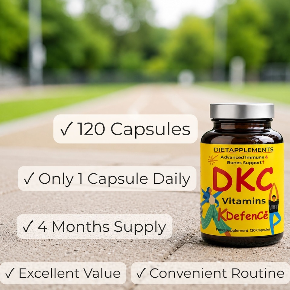 image 1 of Dietapplements Vitamin D3, Vitamin K2 & Vitamin C 90 Capsules