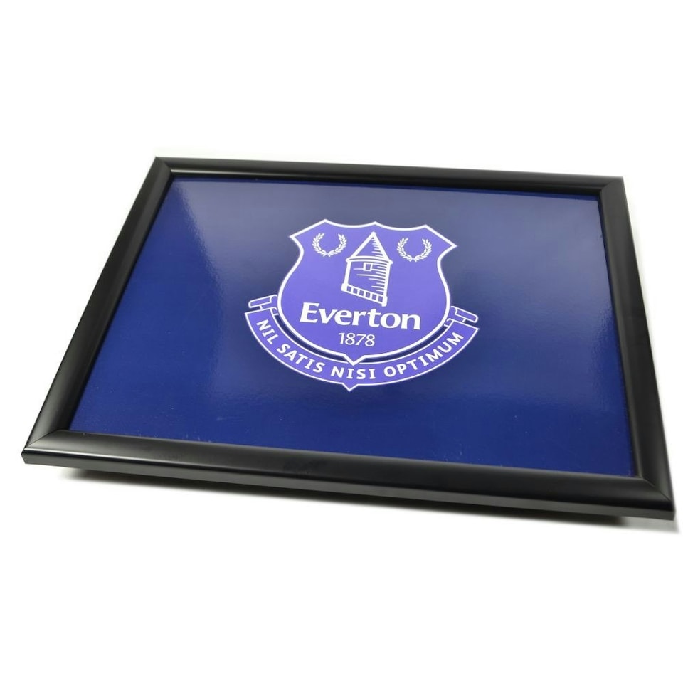 image 1 of Everton FC Cushion Lap Tray - Blue/White - One Size