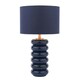 image 8 of Portia Blue Glass Table Lamp Blue
