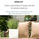 image 9 of Square Box White Light Concrete Garden Planter H25 L25 W25 cm, 16 ltrs Cap.