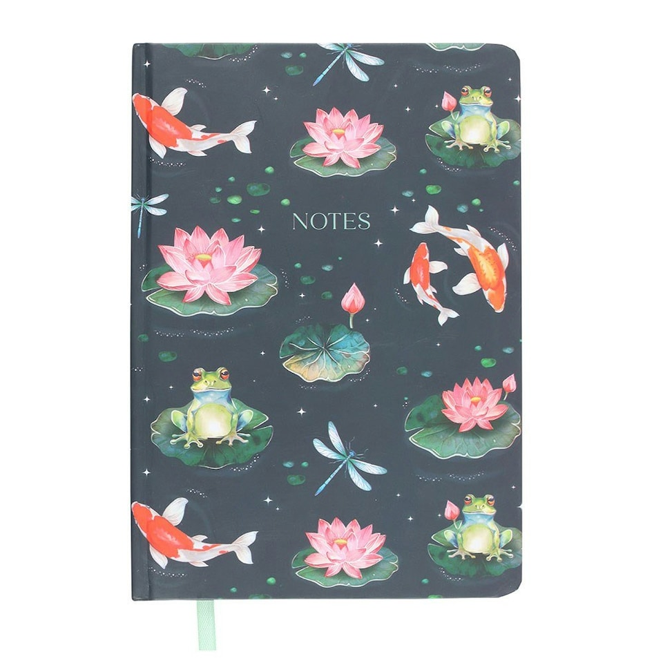 image 1 of Something Different Pond A5 Notebook - Navy - One Size