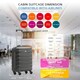 image 3 of Flight Knight 55x40x23cm Cabin Bag, Suitcase for Lufthansa & Over 30 Airlines Including British Airways, EasyJet - Lightweight 4 Wheel Carry On Suitcase | Grey | Charcoal | Cabin Bag