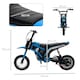 image 7 of HOMCOM 24V Kids Electric Motorbike with Twist Grip Throttle, Music, Horn - Blue
