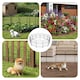 image 7 of Levede 10 Pack Metal Garden Fence Decorative Animal Barrier Outdoor Pet Border | Black