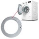 image 4 of Siemens Washing Machine Door Frame Porthole Window for WM10 WM12 WM14 Series