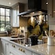 image 2 of Golden Tropical Splash Back | White
