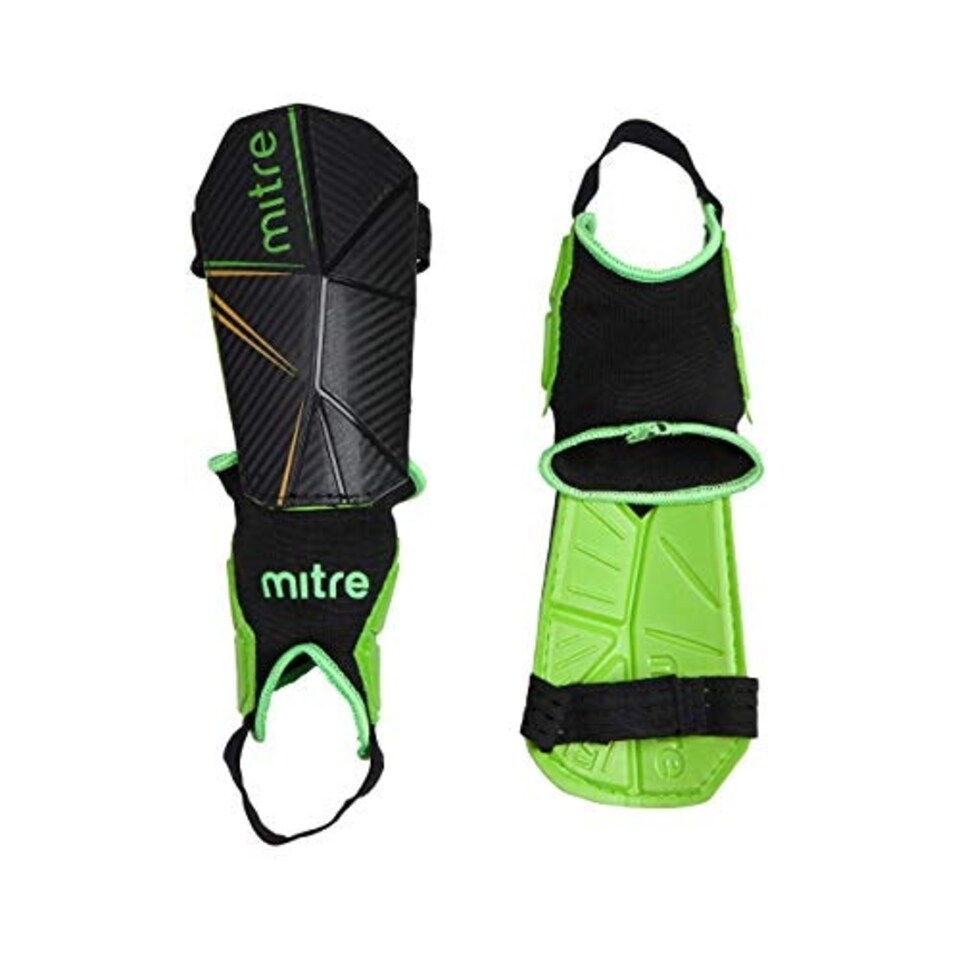 Mitre Shinpad Aircell Power (+Ankle) - Medium - Black/White - Mitre - MSP224M N/A | One Size