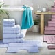 image 3 of Luxury Zero Twist Egyptian Cotton Bath Towels 70 x 120cm - Pack of 2 Blue | Baby Blue | Bath towel