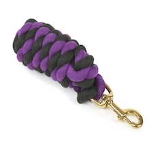 Shires Headcollar Lead Rope With Trigger Clip Black | Colour: Black/Purple
Size: One Size