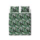 image 2 of Minecraft Blocks Duvet Cover Set - Green/Multicoloured - Double Green | Double
