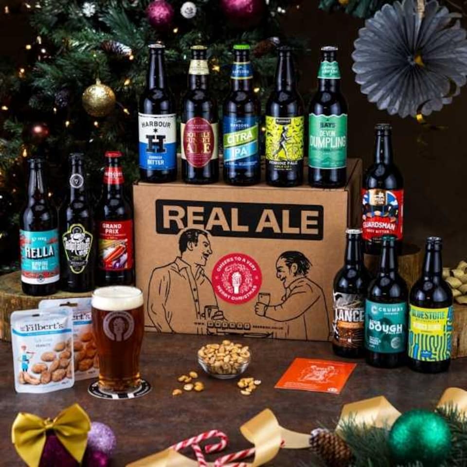 image 1 of QWERTY Beer Box Merry Christmas Real Ale Beer Gift Experience