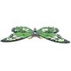 image 4 of Set of 4 Green Small Metal Butterflies Garden/Home Wall Art Ornament